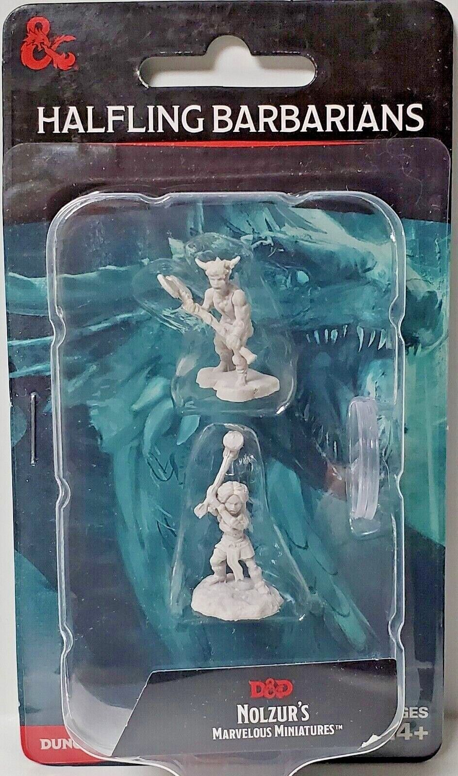 Dungeons & Dragons: Nolzurs Marvelous Miniatures: Halfling Barbarians 90412